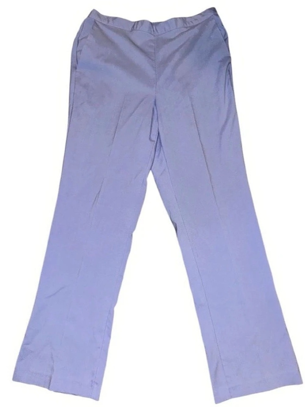 Alfred Dunner Pull-On Comfort Waist Pants Purple Size 12
